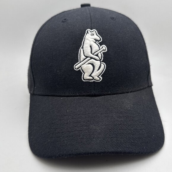 Chicago Cubs Dad Cap Hat 1914 Logo Cooperstown Collection Navy - Picture 1 of 6